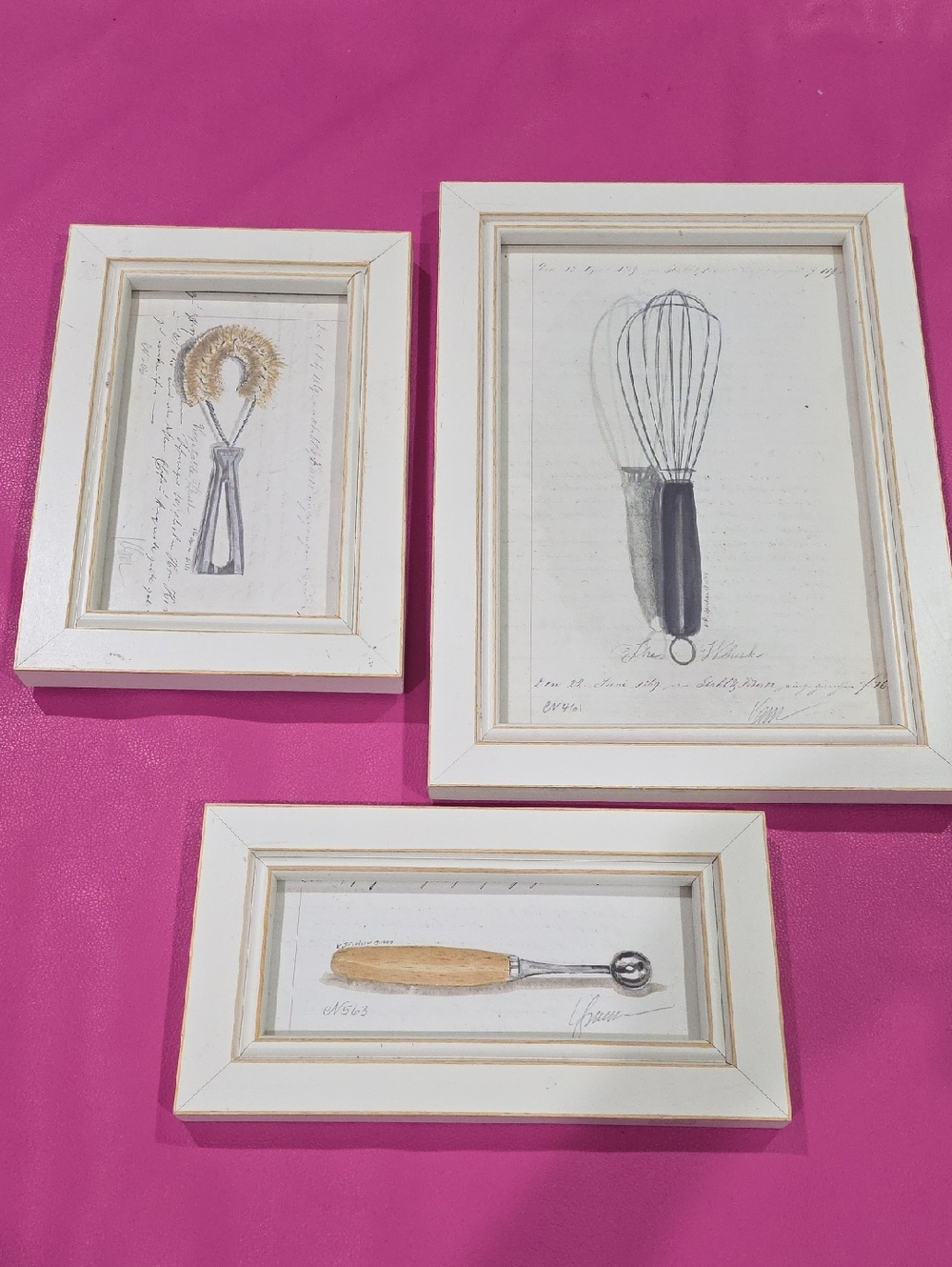 Kolene Spicher Hand Signed Artwork - Set Of 3